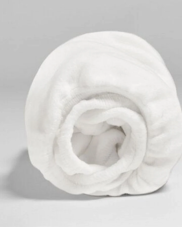 Yumeko Molton für Topper Baumwolle Pure White