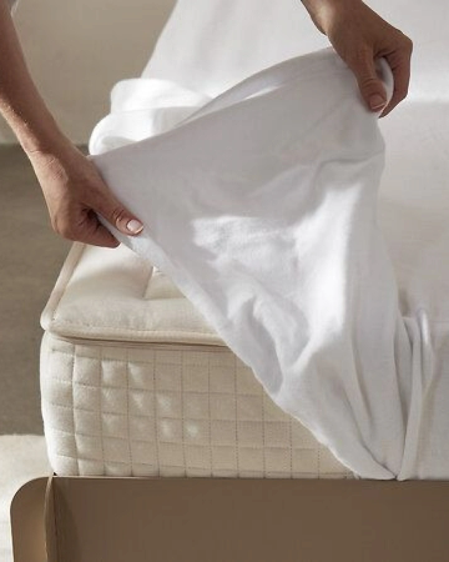 Yumeko Molton für Topper Baumwolle Pure White – Ansicht 2