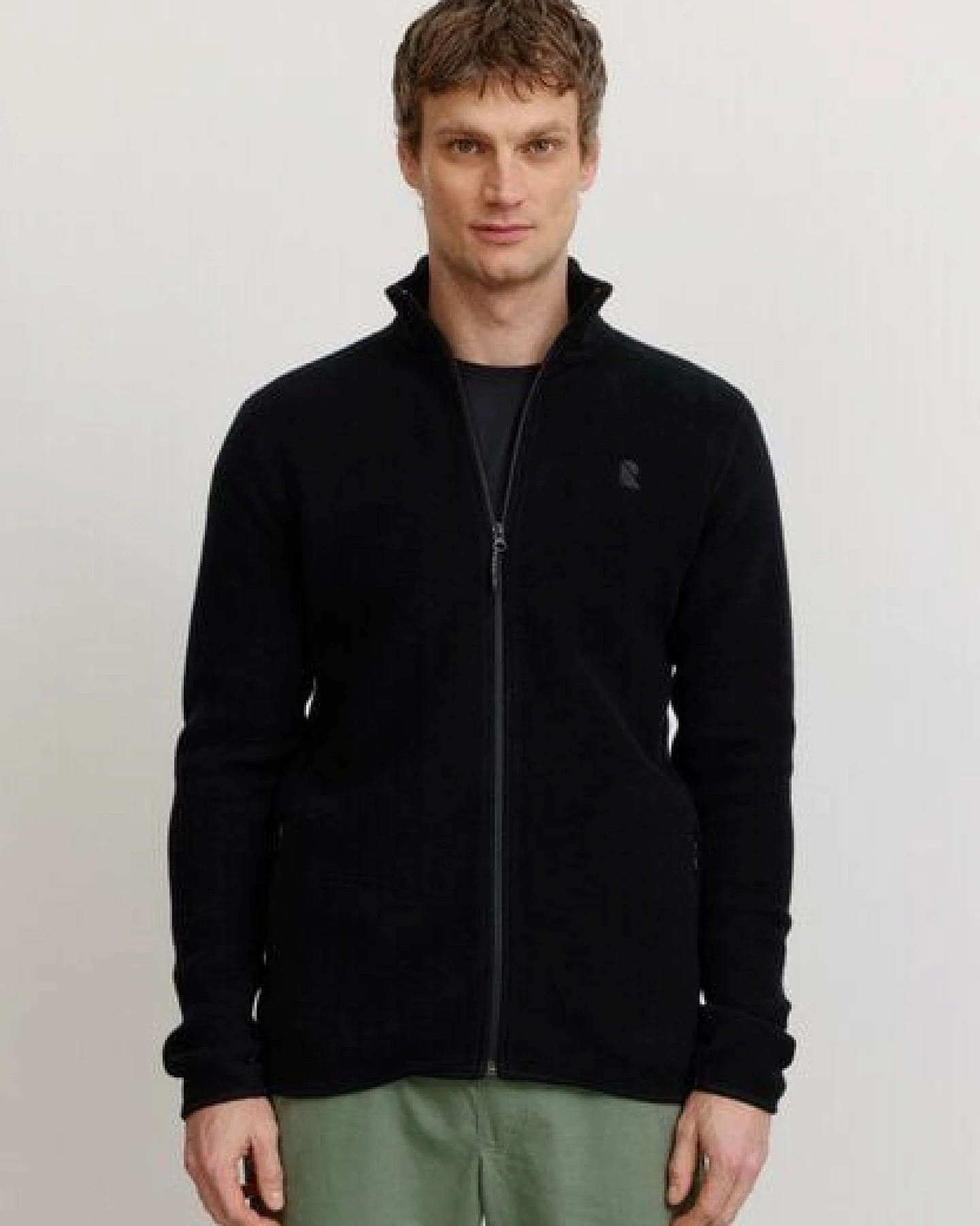 Herren Fleecejacke aus Bio-Baumwolle - BUXUS - recolution – Ansicht 2