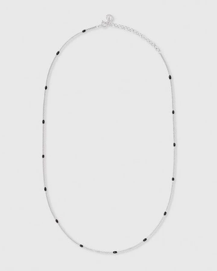 fejn jewelry Kette 'dot' - mit Punkten und Emaille