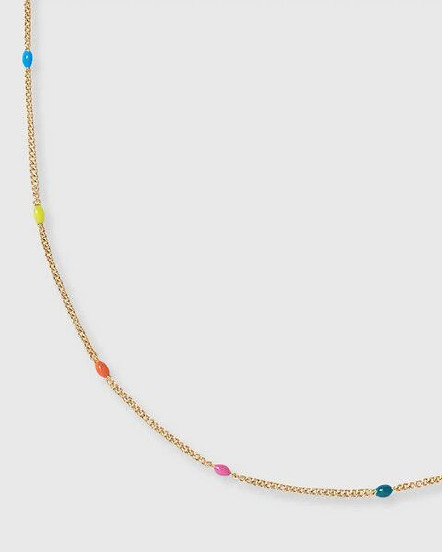 fejn jewelry Kette 'dot' - mit Punkten und Emaille – Ansicht 2