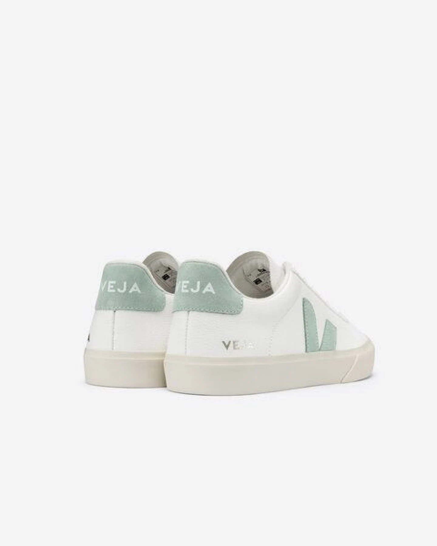 Veja Damen-Sneaker Campo Chromefree Extra White/Matcha – Ansicht 2