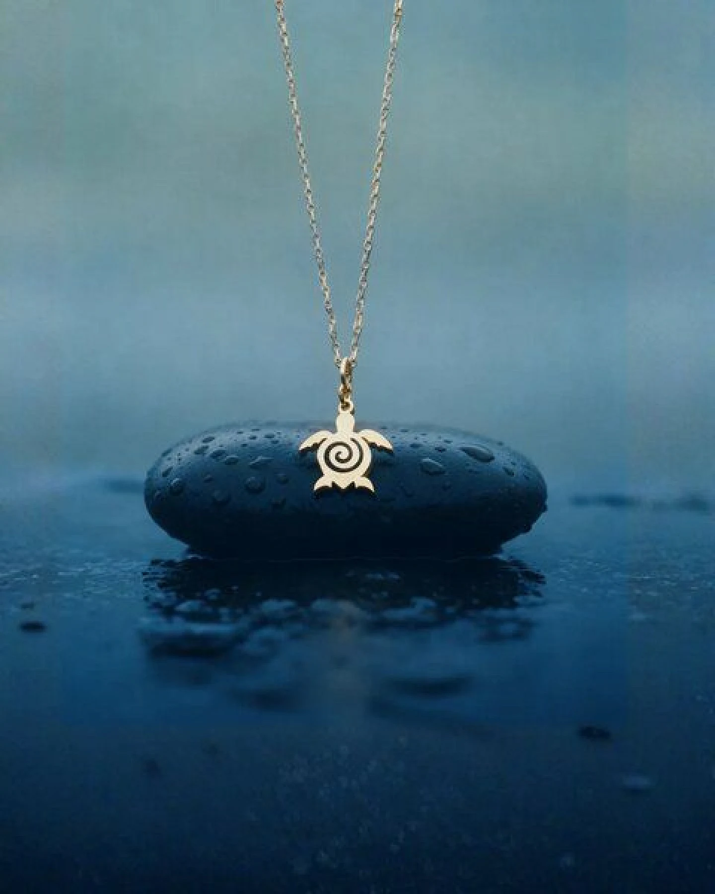 Zeachild Kette mit Schildkröte aus langlebigem & rostfreiem Edelstahl – Ansicht 2