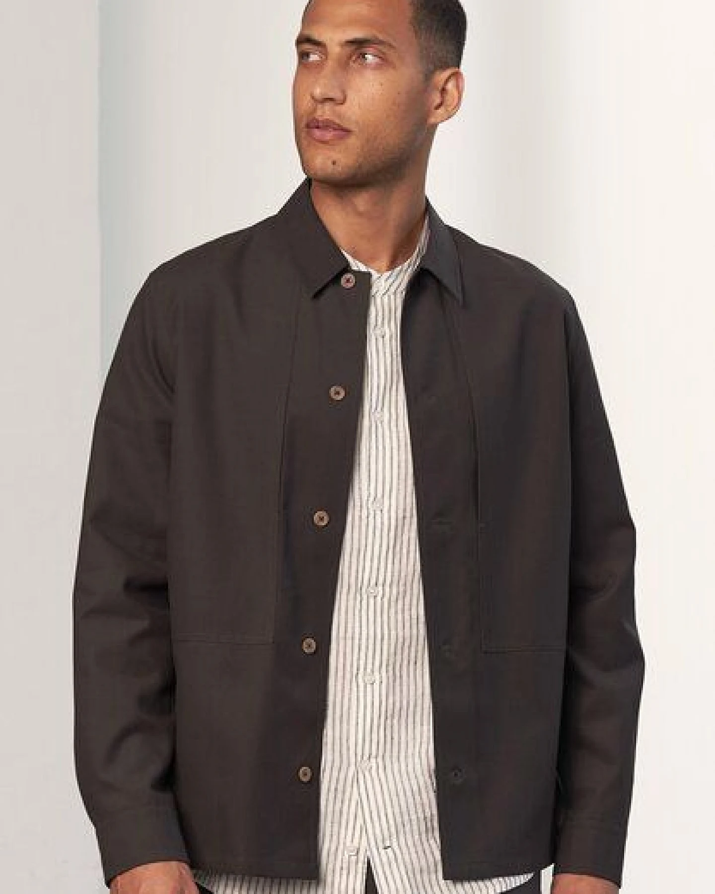 About Companions Klassisches Overshirt OWE aus einer Tencel-Mix – Ansicht 2