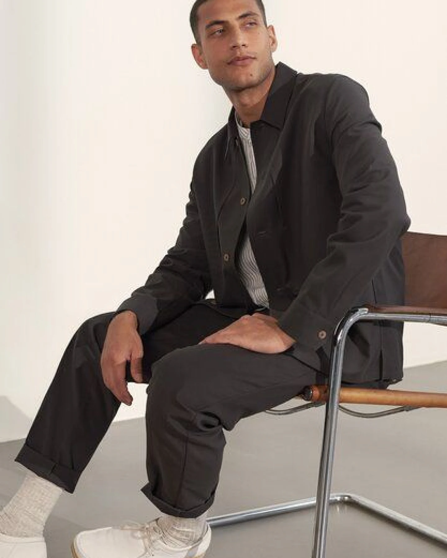 About Companions Klassisches Overshirt OWE aus einer Tencel-Mix – Ansicht 4