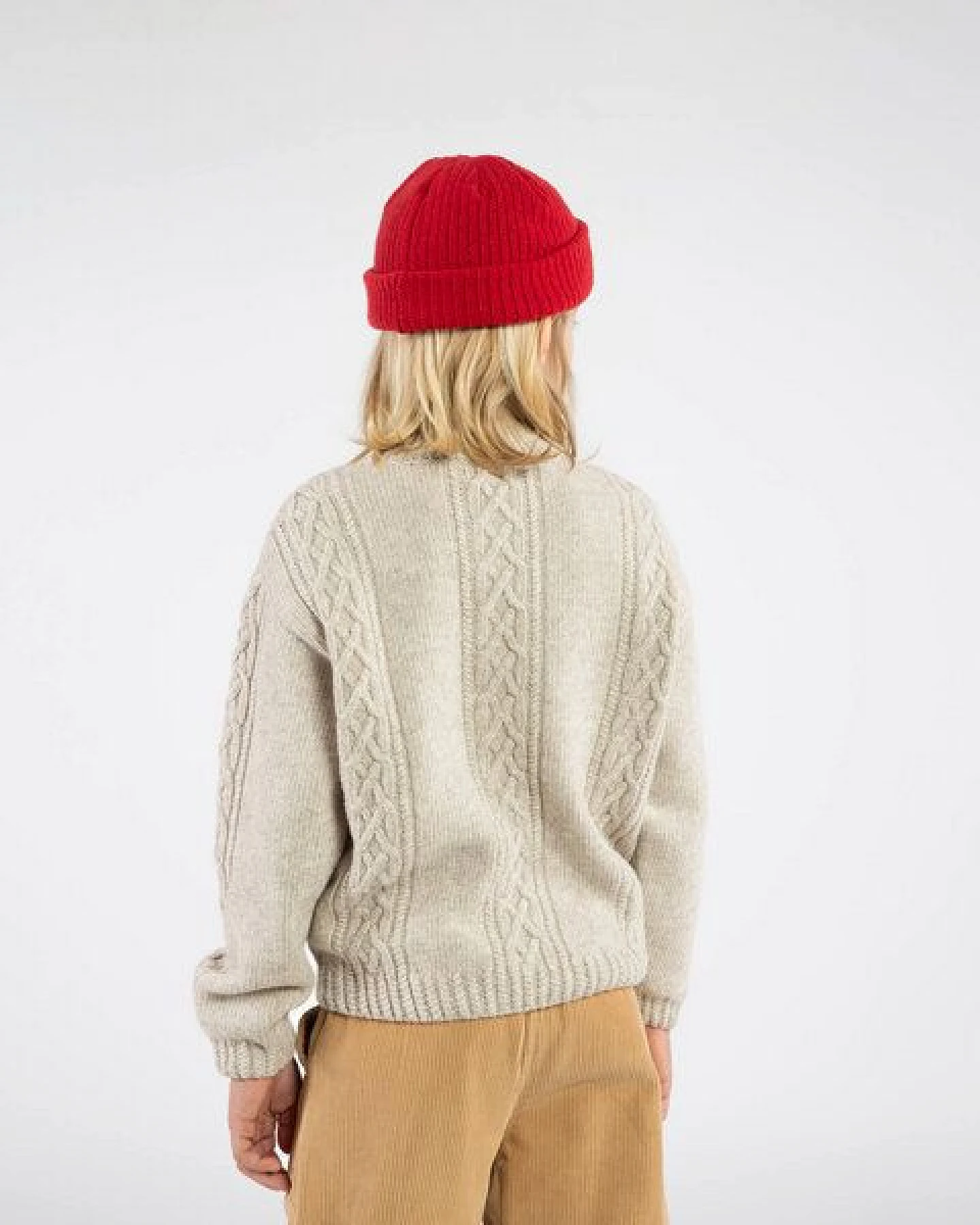 Matona Strickpullover für Kinder aus Bio-Baumwolle und Wolle / Easy Sweater – Ansicht 2