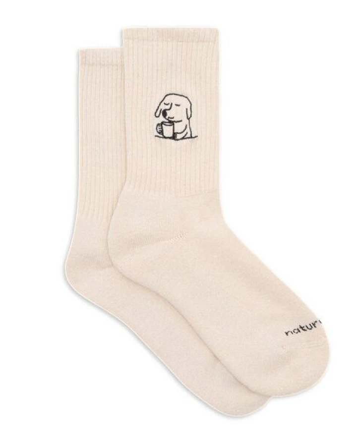 Natural Vibes Socken DOG WITH CUP