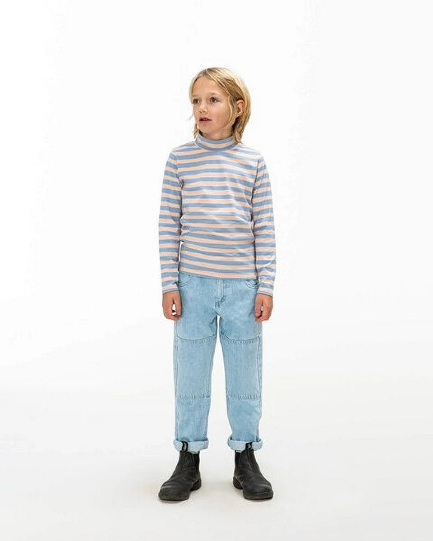 Matona Hochgeschlossenes langärmliges Shirt für Kinder / High Neck Longsleeve – Ansicht 3