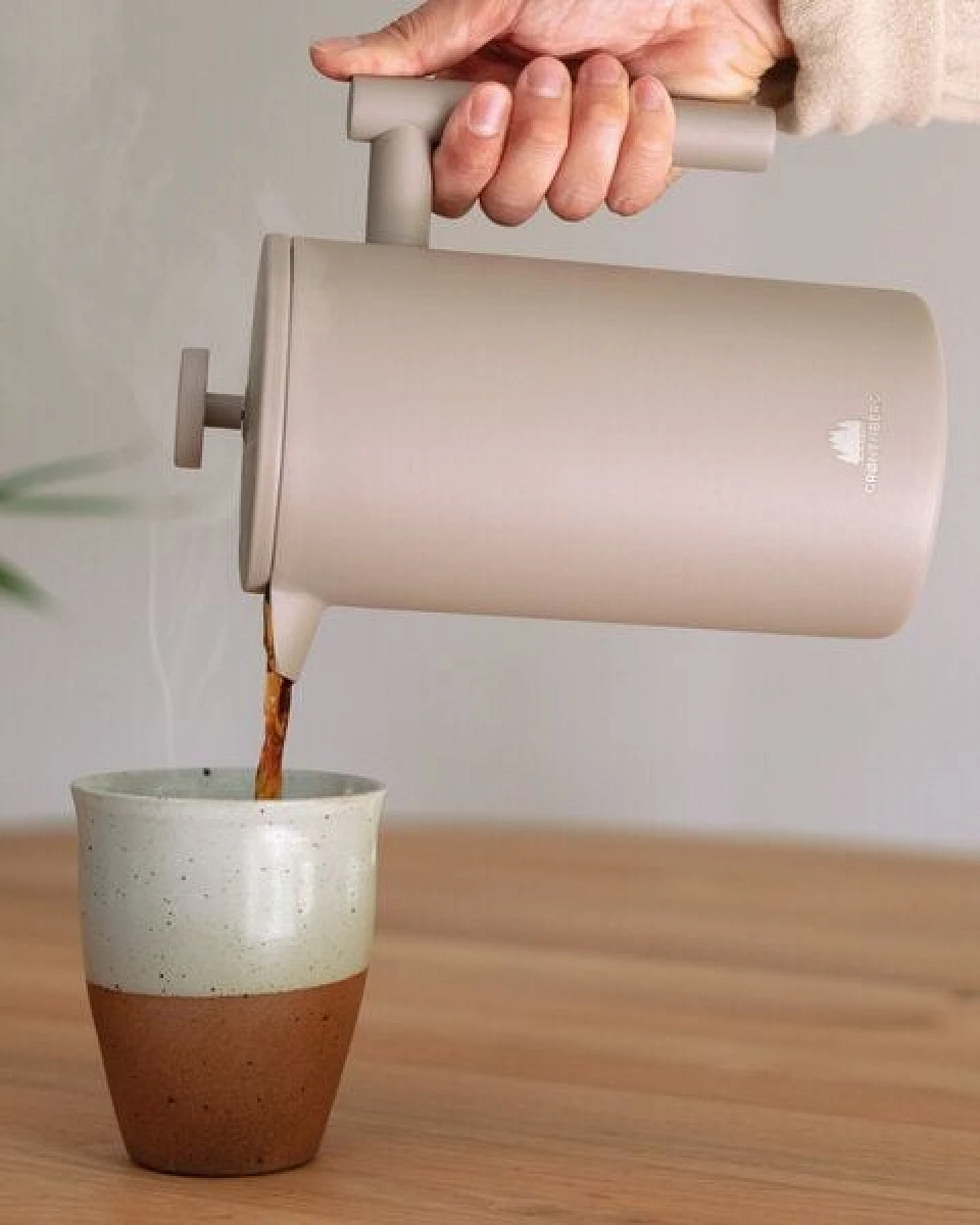 GROENENBERG Edelstahl French Press bunt 0,6 oder 1 Liter – Ansicht 3