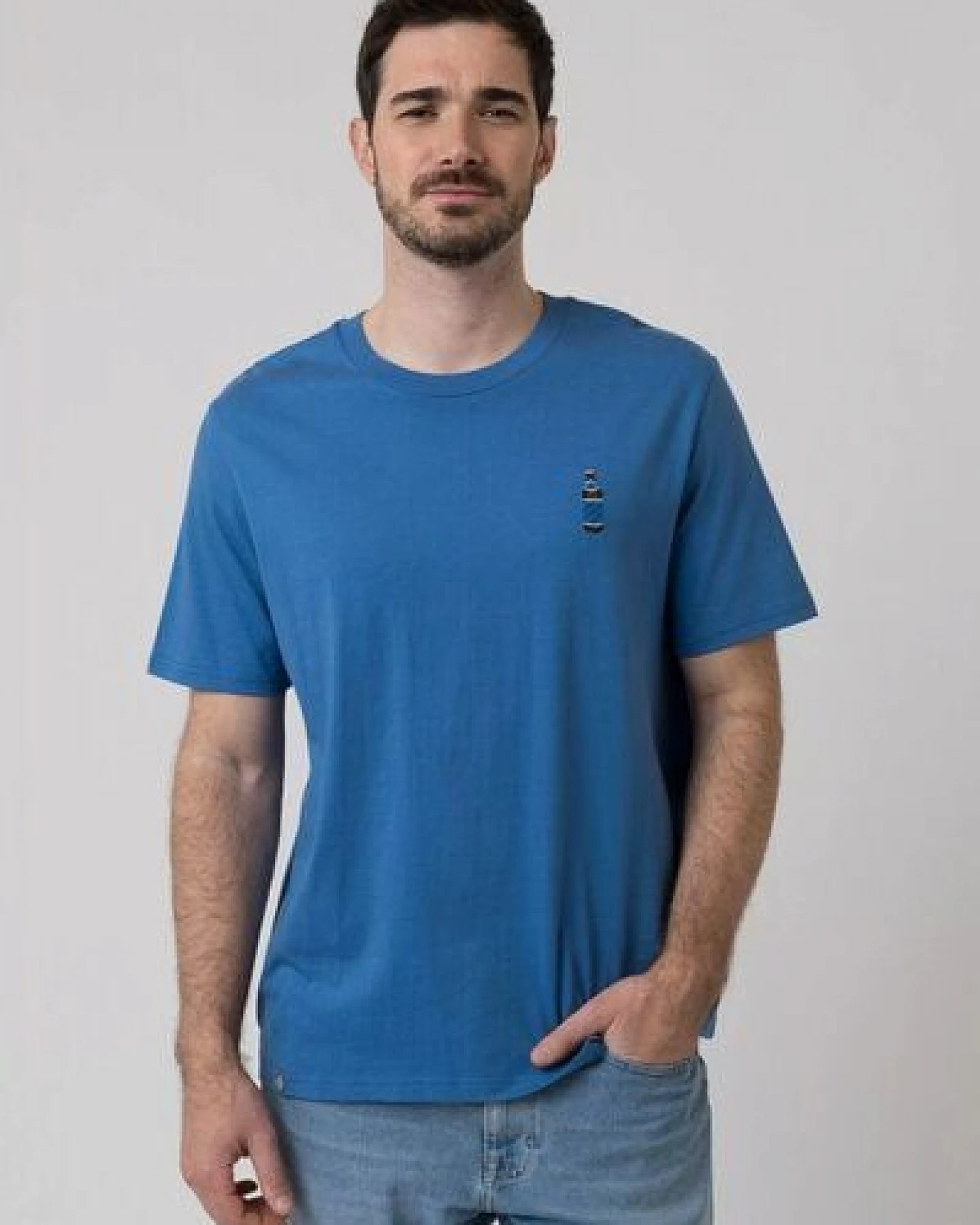 Bavarian Caps Herren T-Shirt Bayerisch Hell - Blau – Ansicht 2