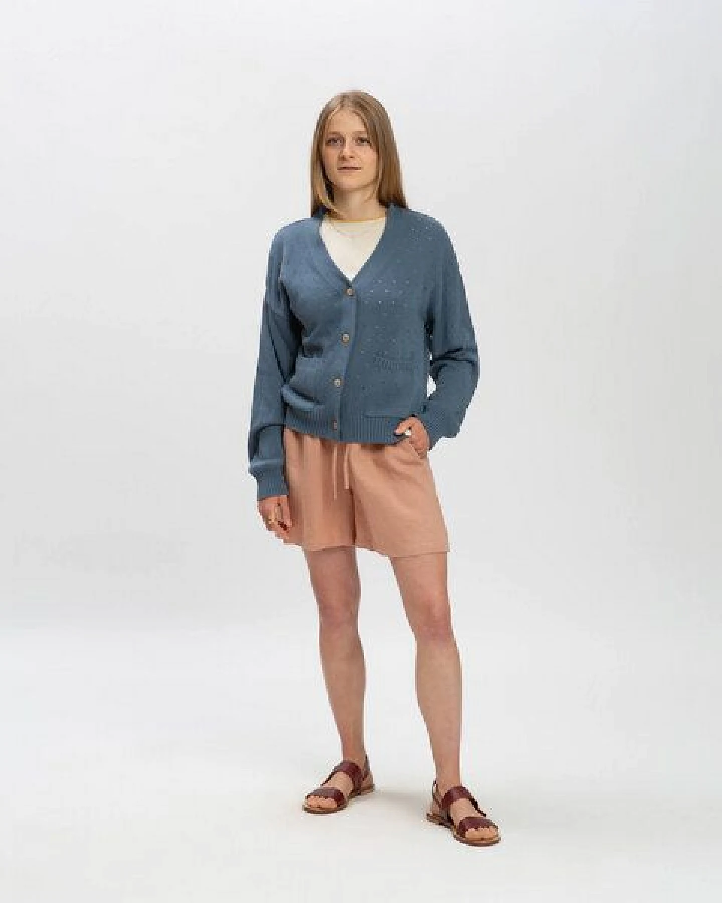 Matona Strickjacke aus Baumwolle für Frauen / Spring Cardigan – Ansicht 3