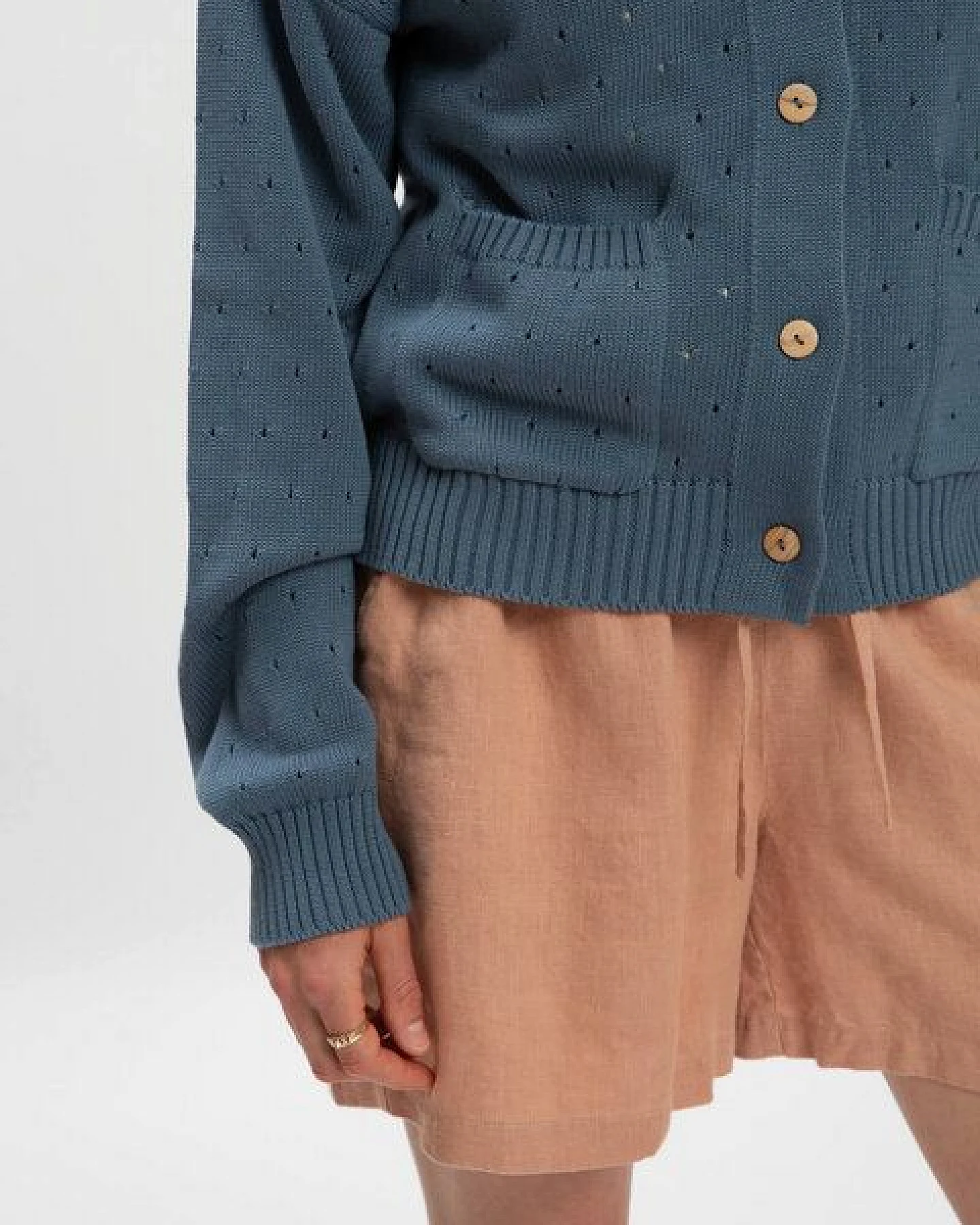 Matona Strickjacke aus Baumwolle für Frauen / Spring Cardigan – Ansicht 4
