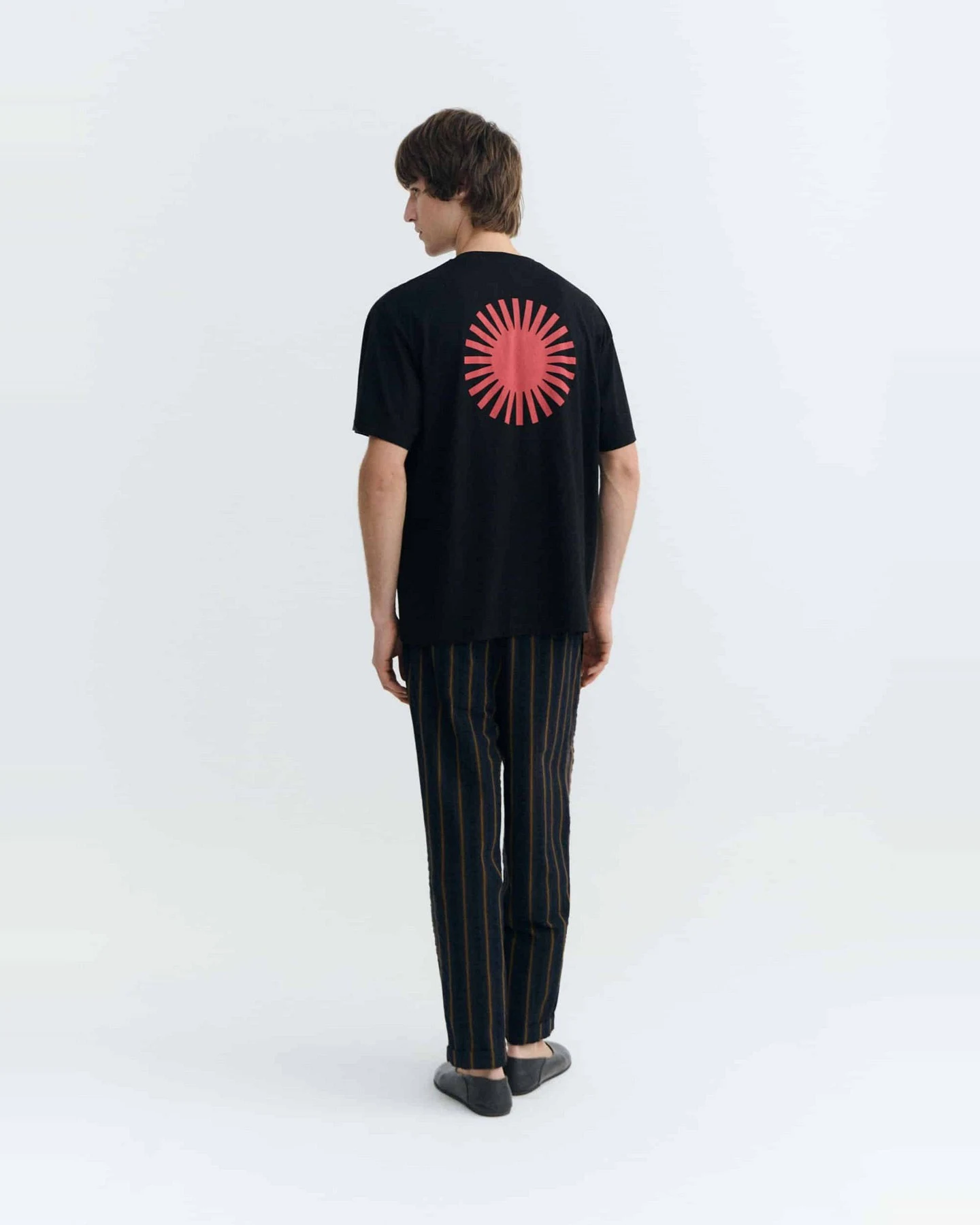T-Shirt Aaron Contrast Sol Schwarz – Ansicht 4