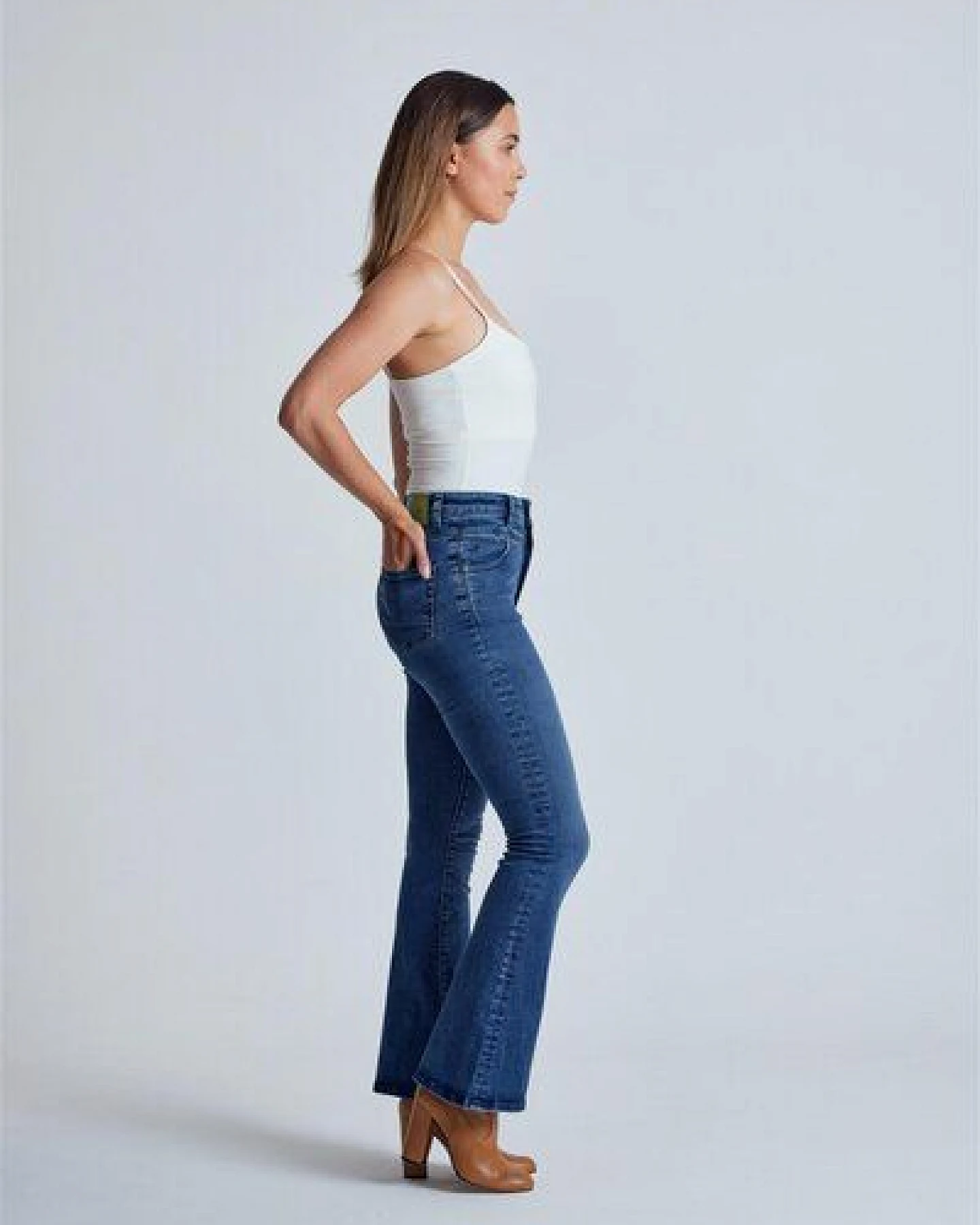 Flax and Loom Schlaghose Skinny Fit Modell: Mavis – Ansicht 2