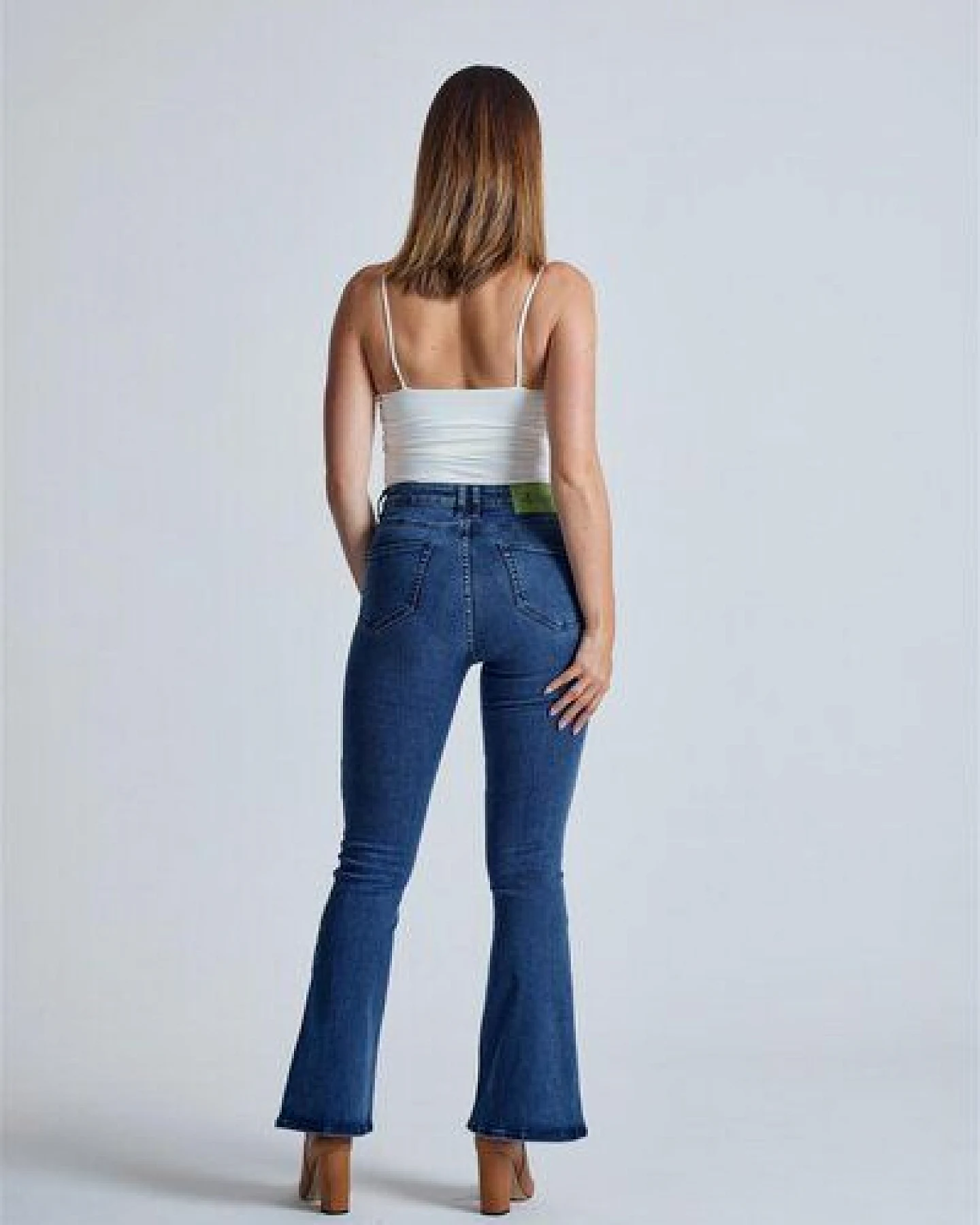 Flax and Loom Schlaghose Skinny Fit Modell: Mavis – Ansicht 3