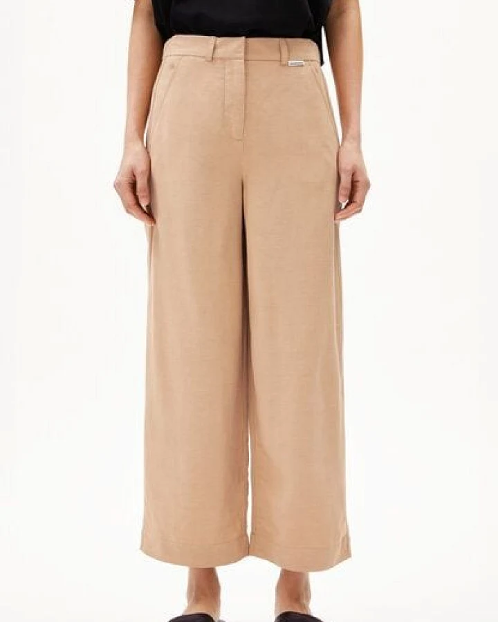 Produktseite: ARMEDANGELS CAARUNUS LINO Damen Webhose aus Leinen-Mix