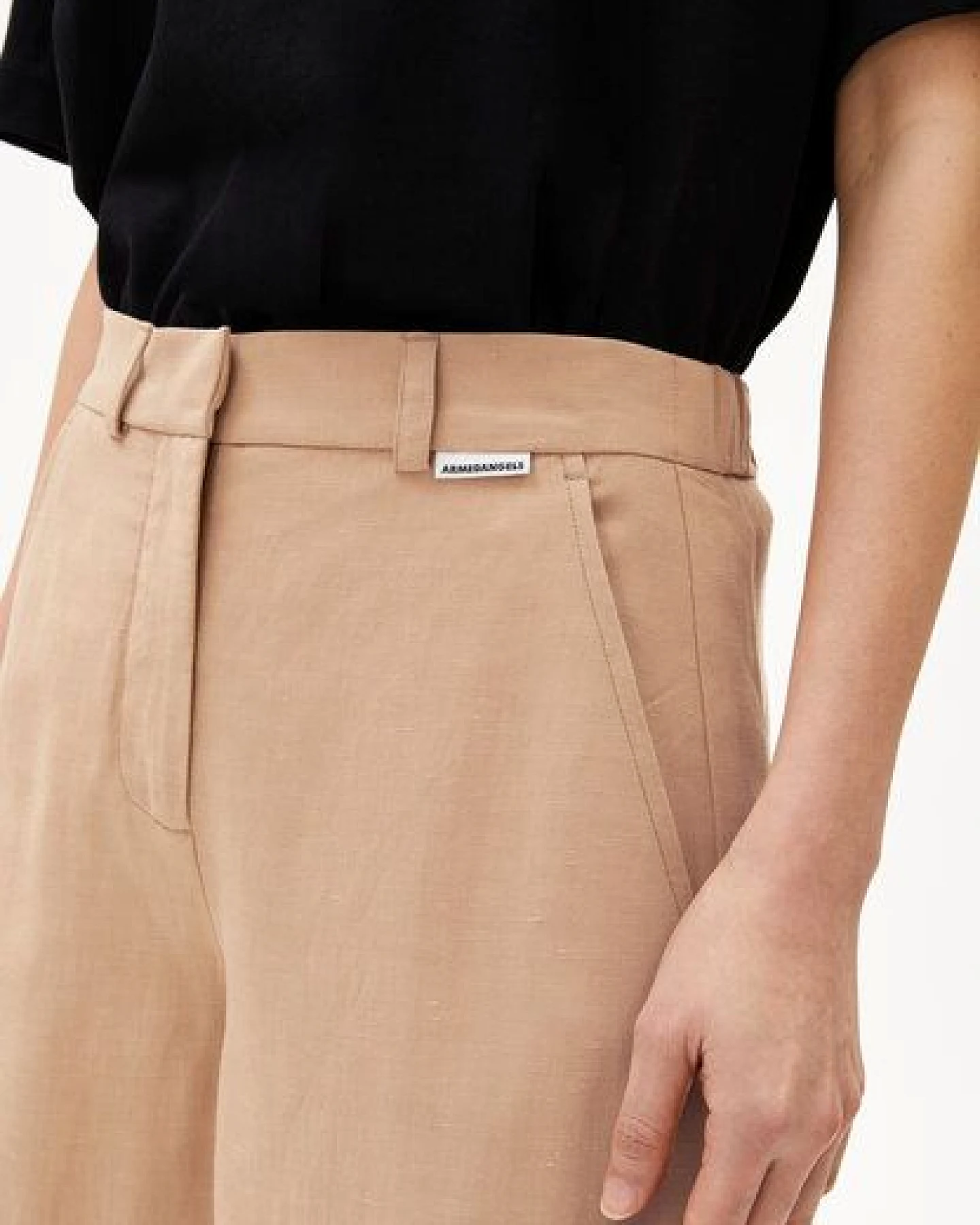 ARMEDANGELS CAARUNUS LINO Damen Webhose aus Leinen-Mix – Ansicht 3