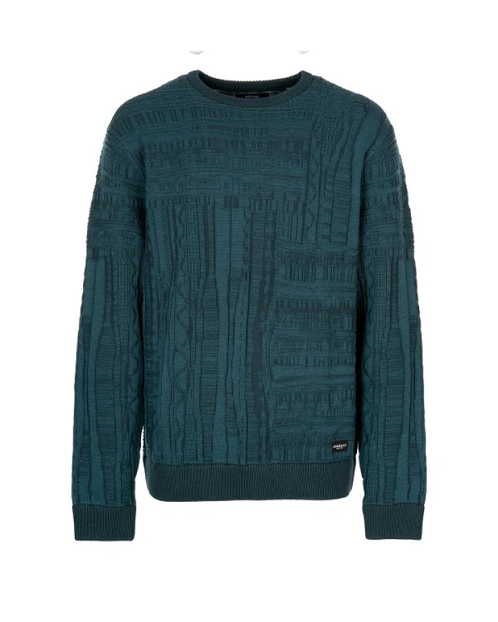 Iriedaily - Theo Structure Knit - Pullover Gr XXL blau