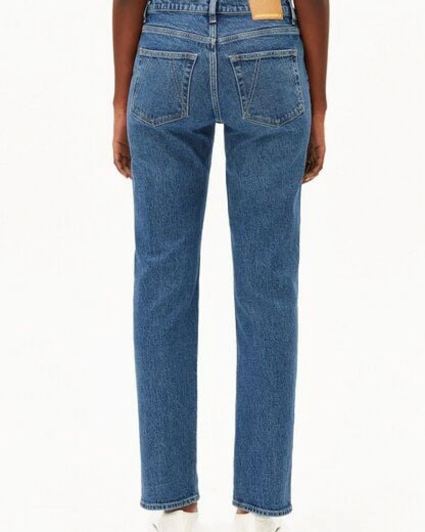 ARMEDANGELS CARENAA Damen Straight Jeans Bio-Baumwoll Mix Comfort Stretch – Ansicht 2