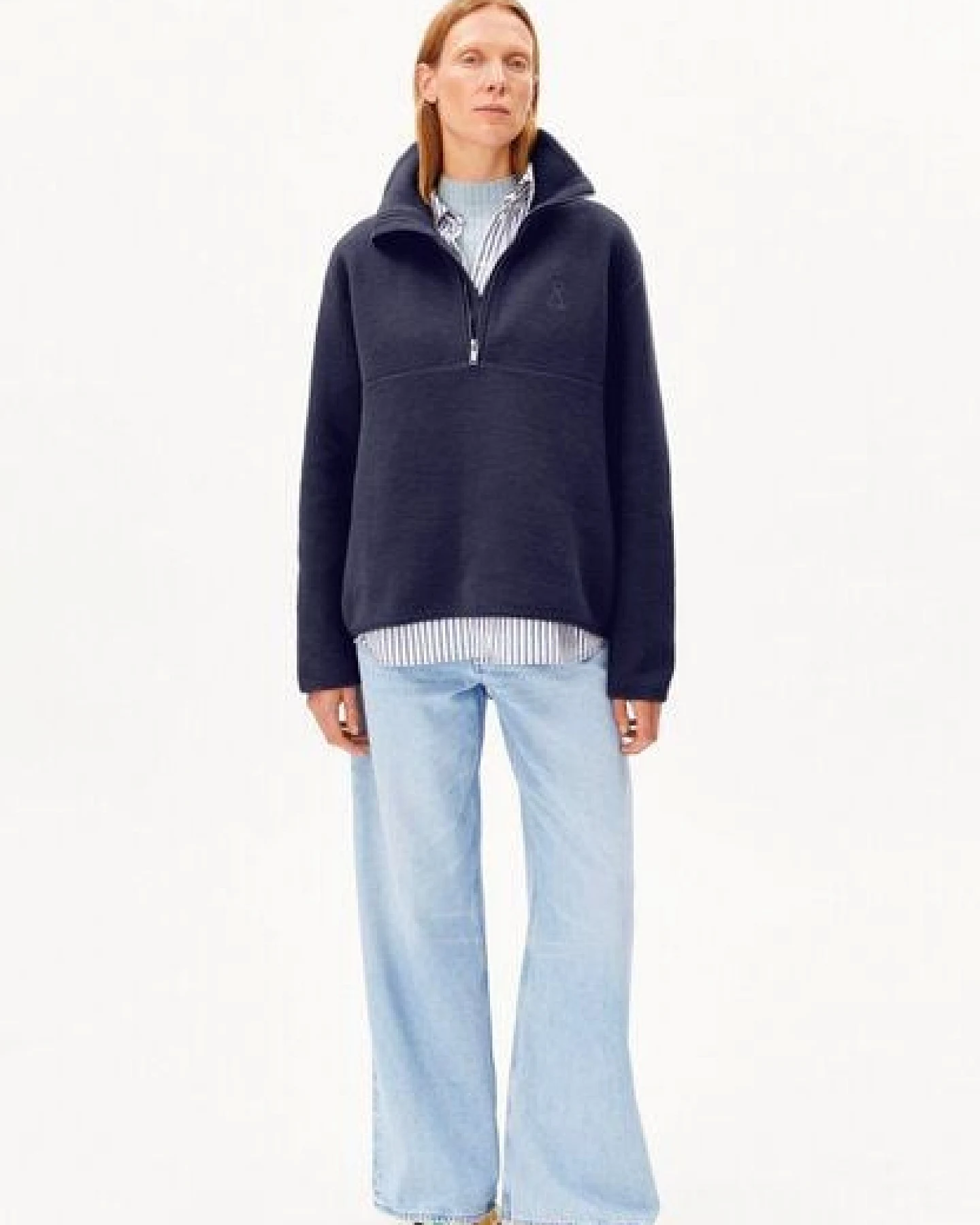ARMEDANGELS HAARLEENAA Damen Fleece-Sweatshirt aus Bio-Baumwolle – Ansicht 4