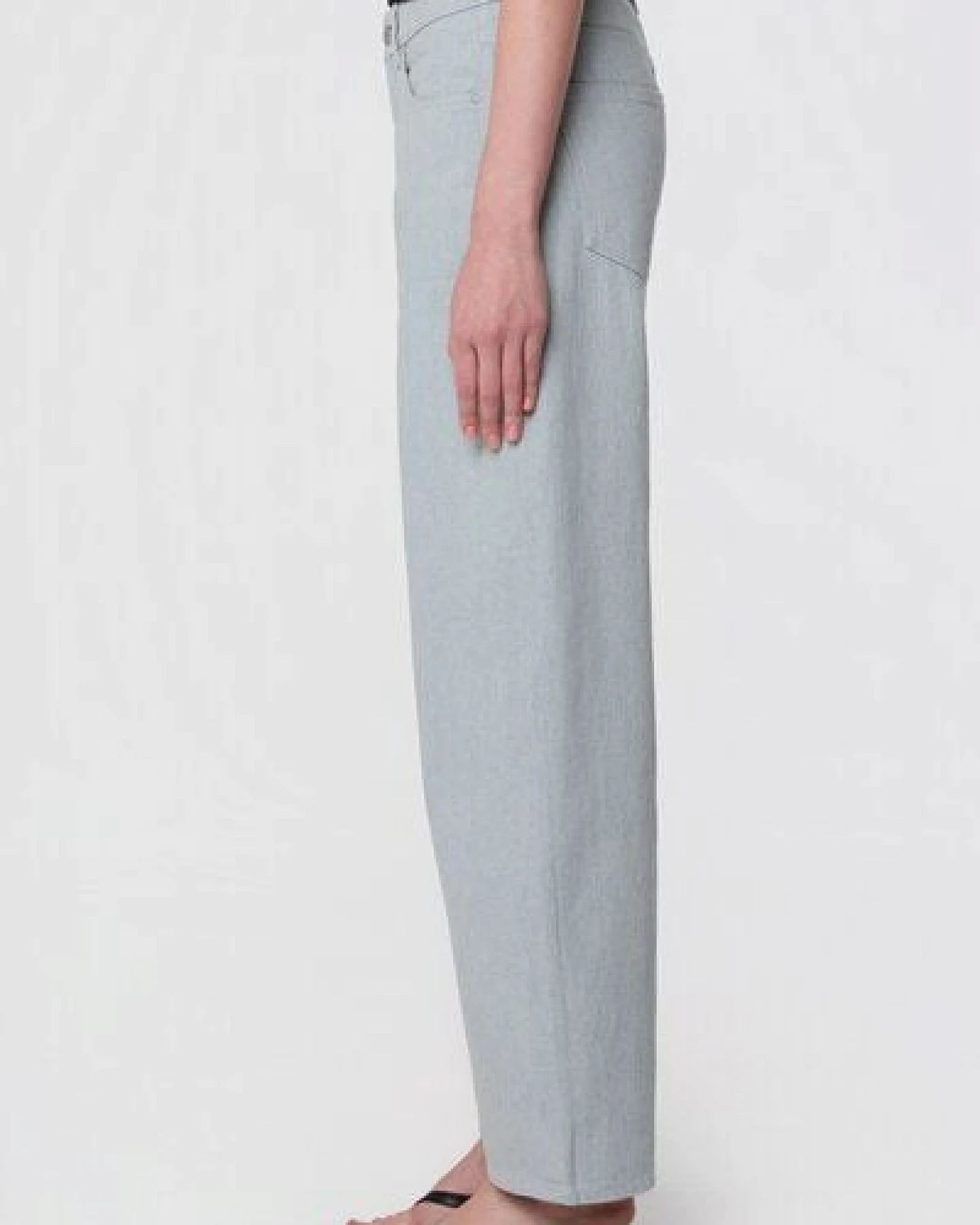 Damen Jeans ASH Barrel Leg Minimal Stretch DAWN Bio-Baumwolle – Ansicht 3