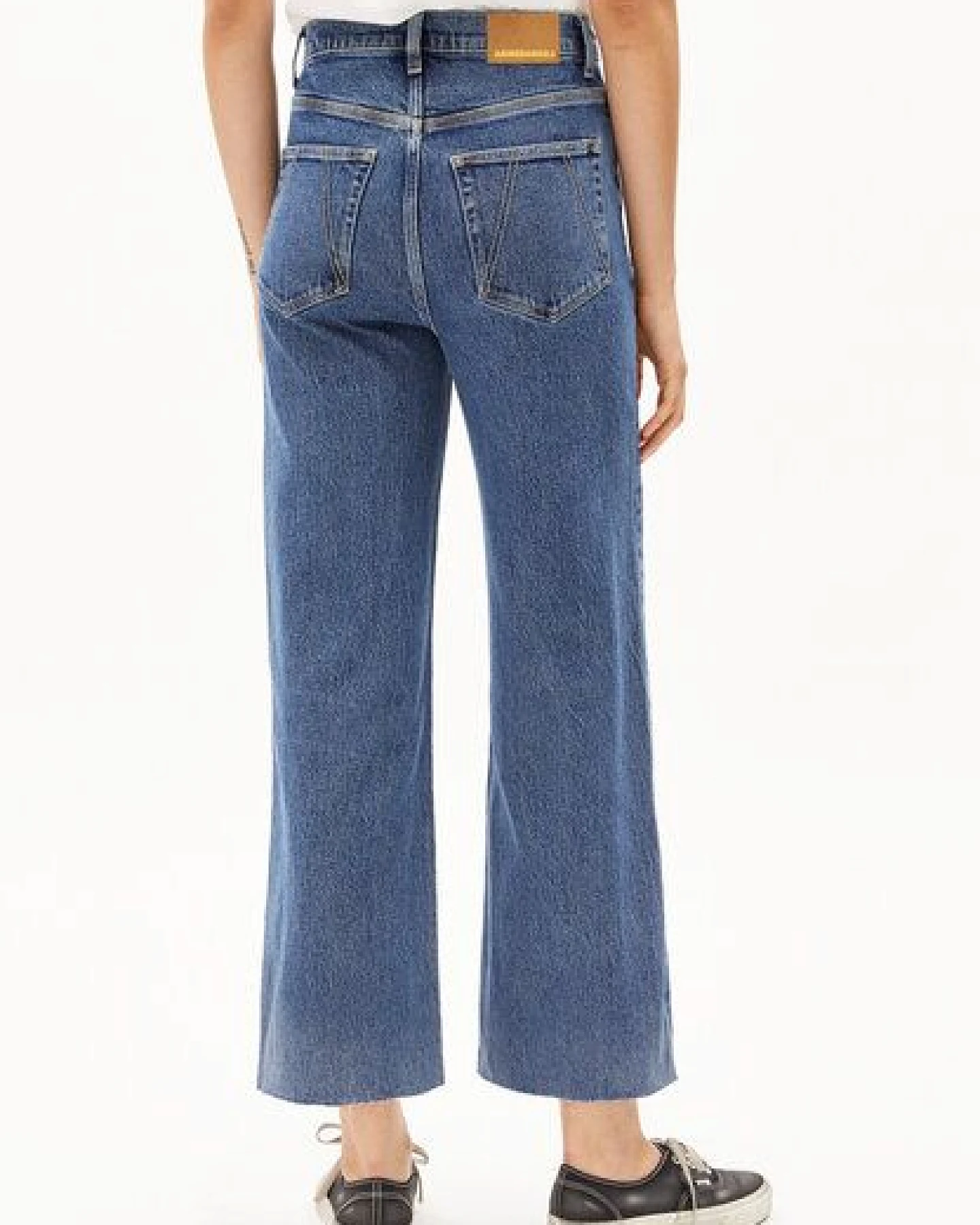 ARMEDANGELS MURLIAA CROPPED Damen Wide Jeans Bio-Baumwoll Mix Comfort-Stretch – Ansicht 2