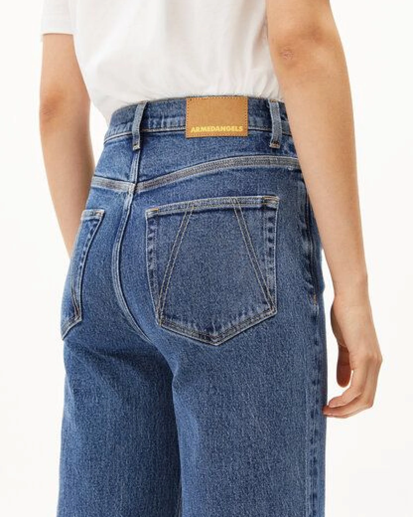 ARMEDANGELS MURLIAA CROPPED Damen Wide Jeans Bio-Baumwoll Mix Comfort-Stretch – Ansicht 3