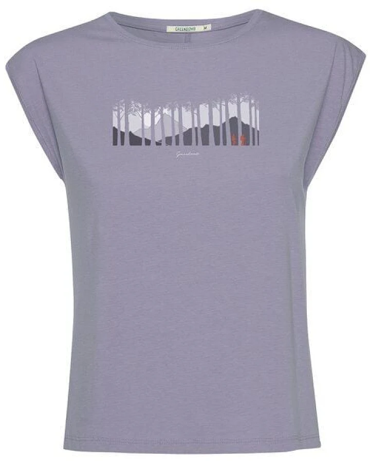 GREENBOMB Print T-Shirt Nature Forest Walk Timid