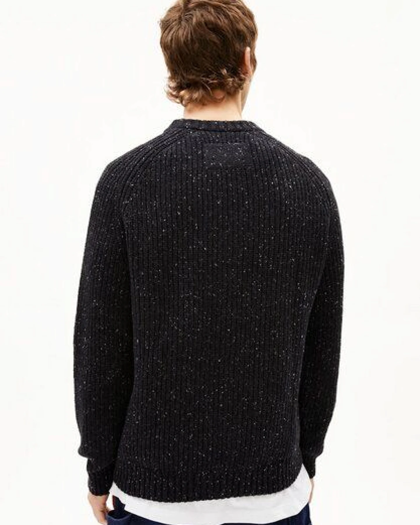 ARMEDANGELS KIAANO TWEED Herren Pullover aus recyclem Bio-Woll Mix – Ansicht 2