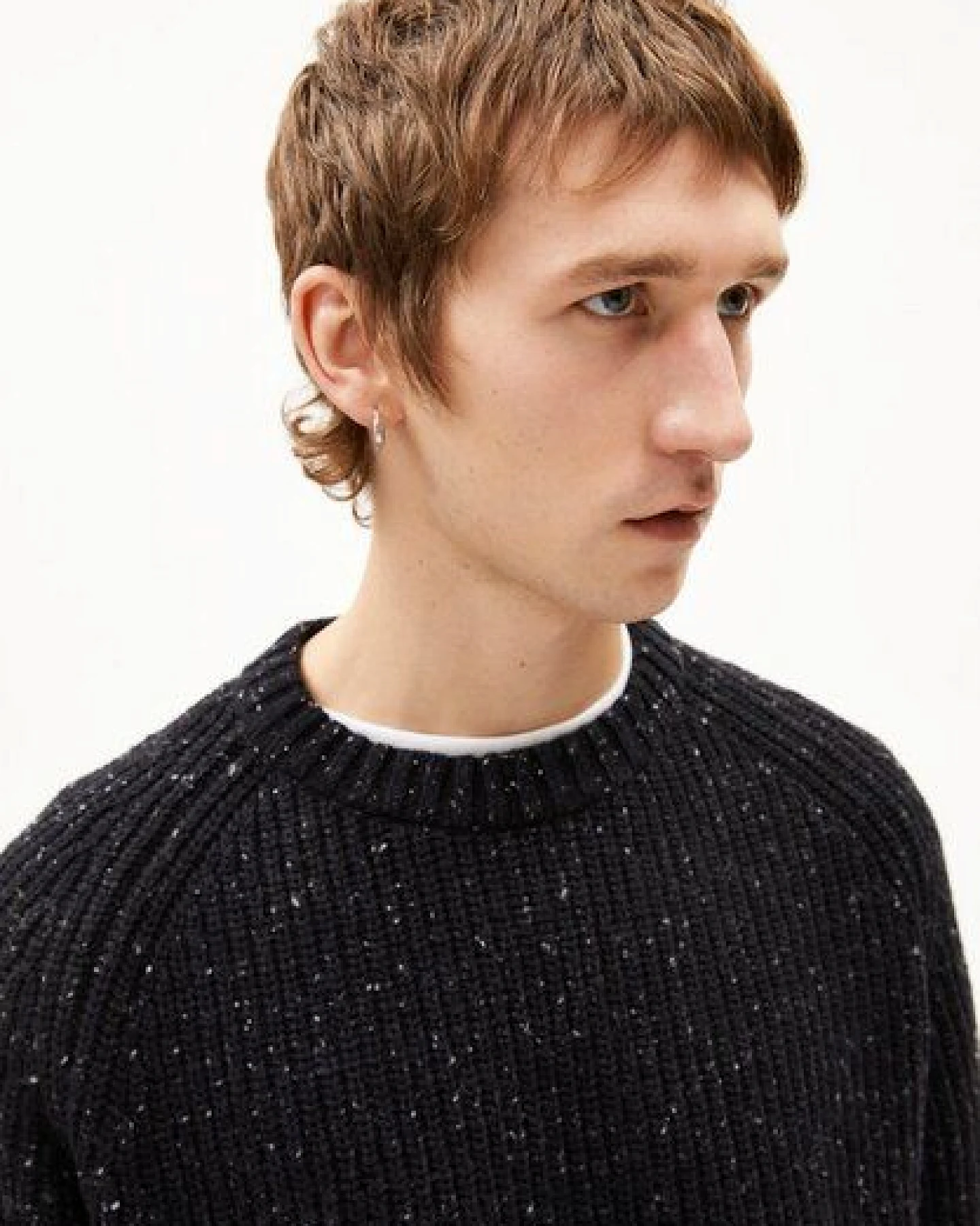 ARMEDANGELS KIAANO TWEED Herren Pullover aus recyclem Bio-Woll Mix – Ansicht 3
