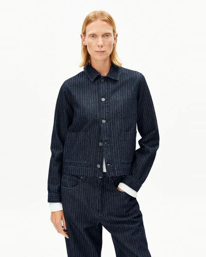 ARMEDANGELS HERRINGBONE DENIM Damen Jeansjacke aus Bio-Baumwolle