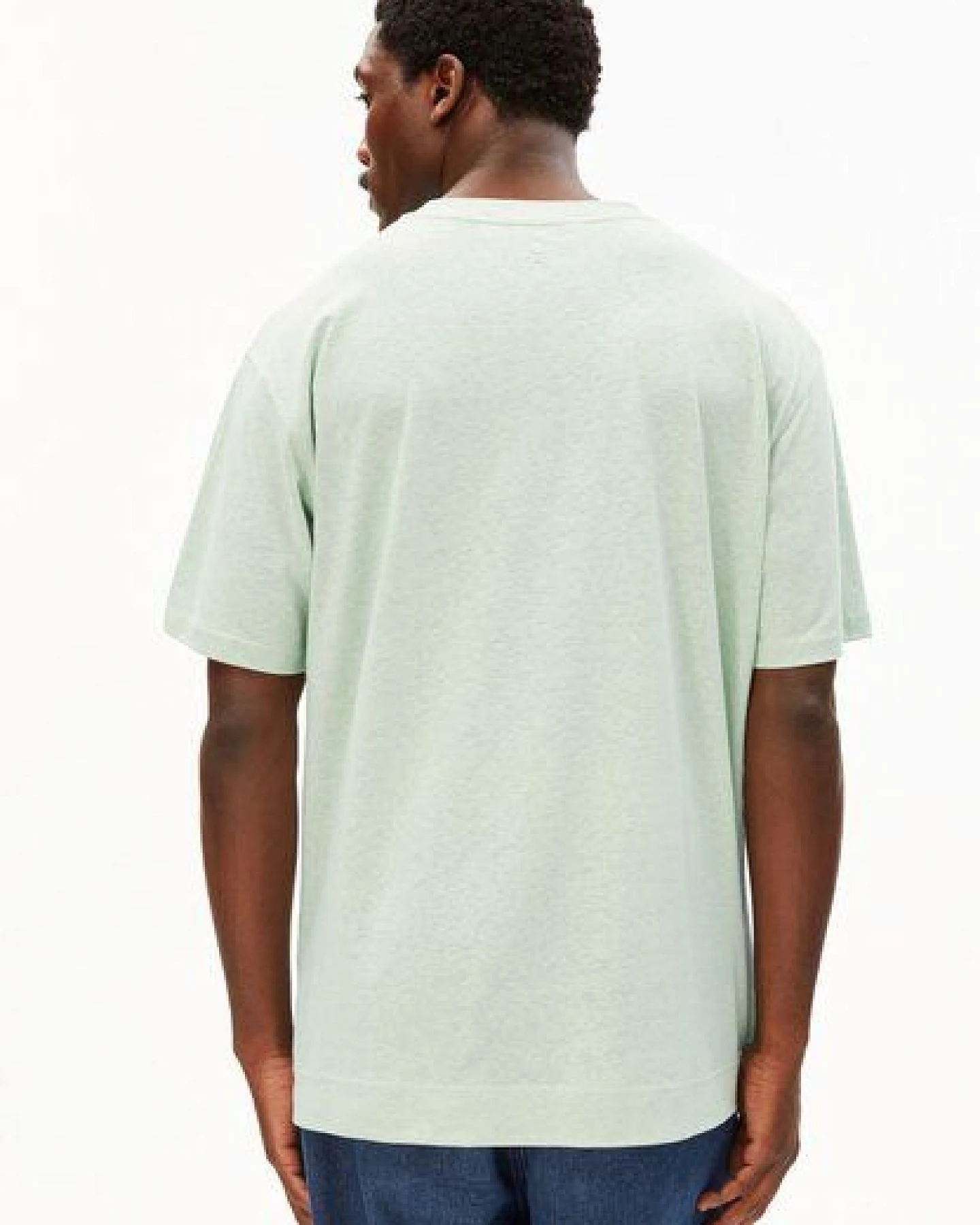ARMEDANGELS MAARKOS LINEN Herren T-Shirt aus Baumwoll-Leinen-Mix – Ansicht 2