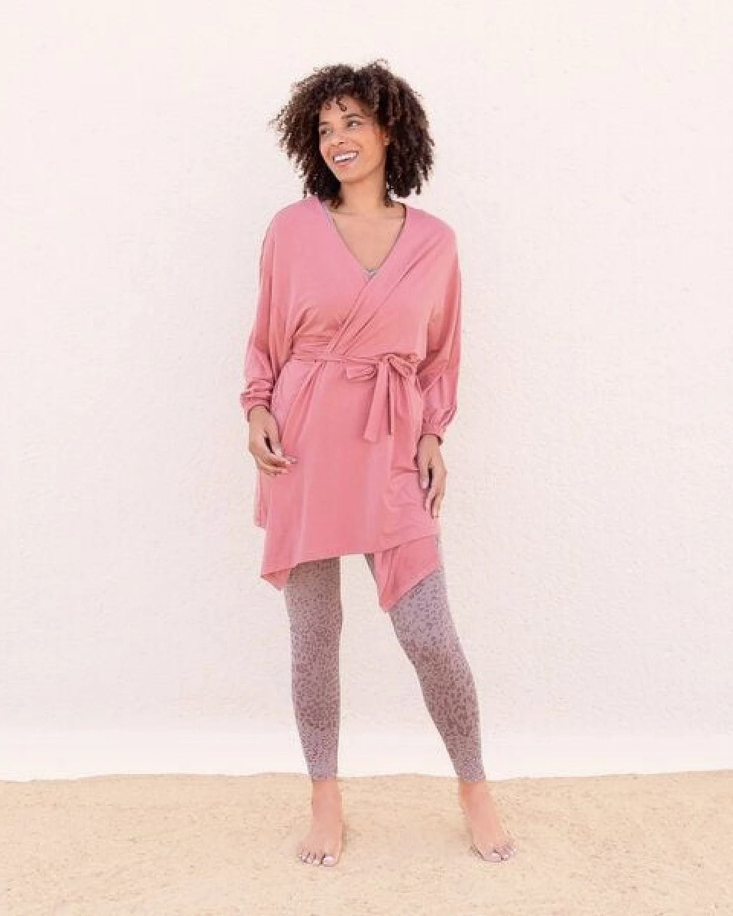 Jaya SUSAN ANIMAL - High-Rise Leggings mit Allover-Animal-Print – Ansicht 2