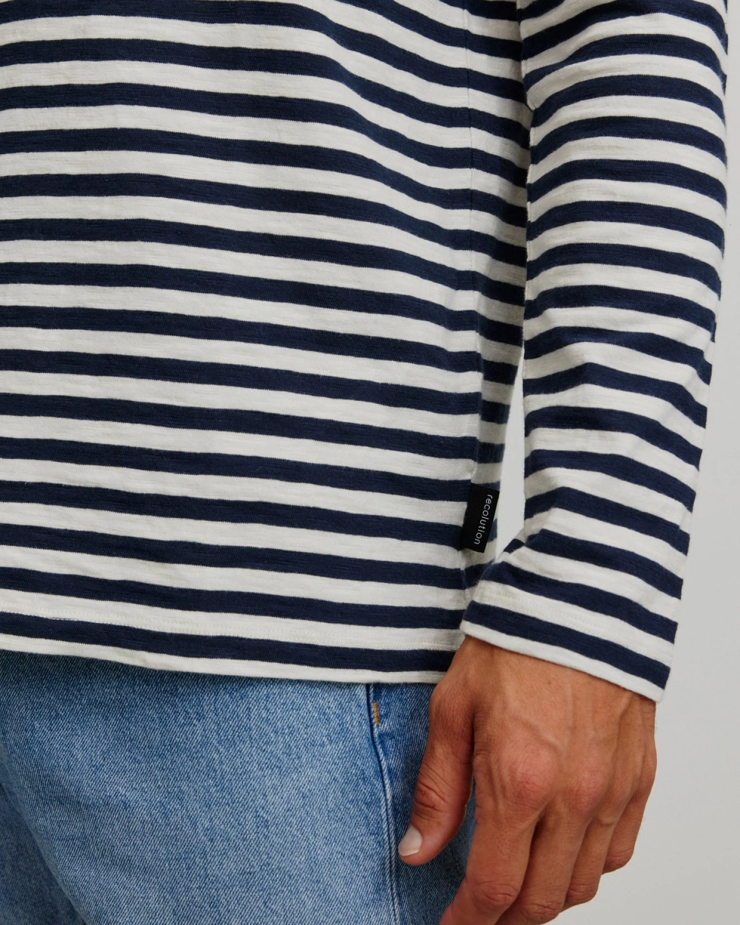 Longsleeve Maca Stripes Blau – Ansicht 4
