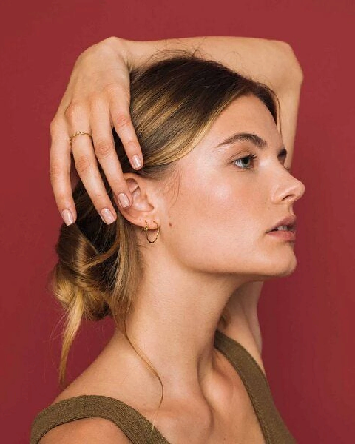 fejn jewelry Creole 'twisted hoop XS/M' – Ansicht 2