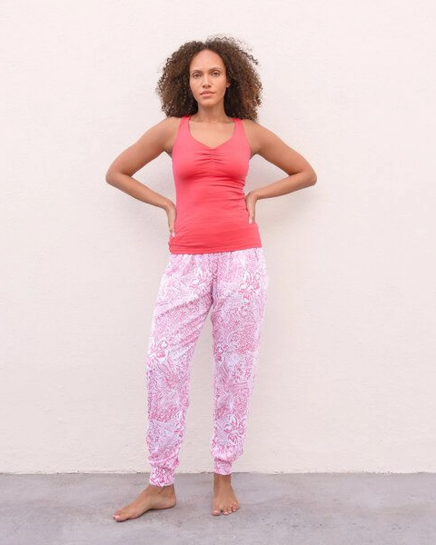 Jaya NOURI UNI - Damen - lockeres Top für Yoga aus Biobaumwolle – Ansicht 3