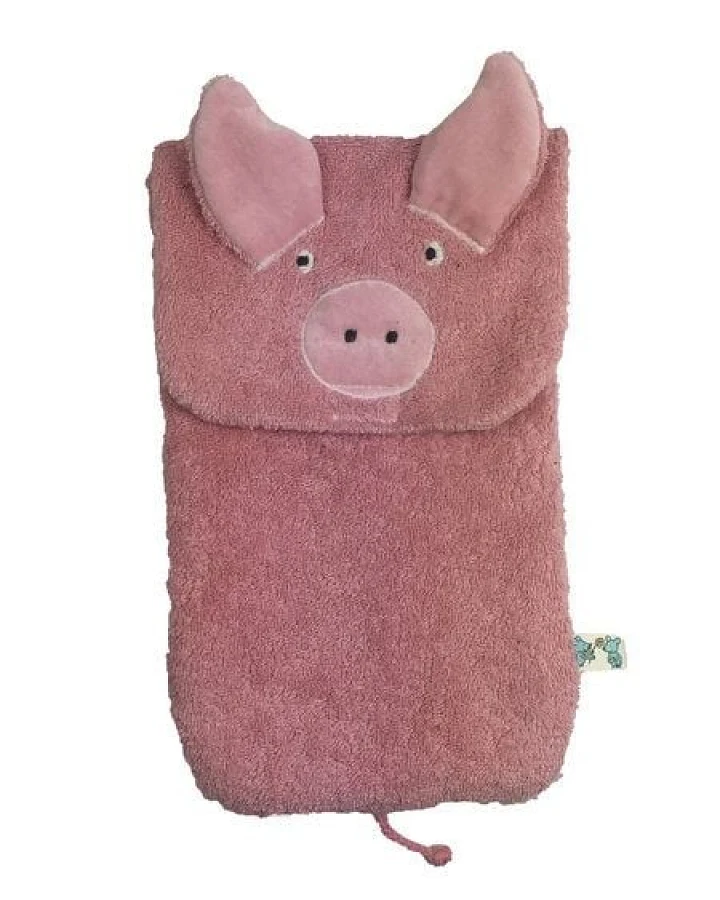 Pat und Patty Wärmflasche "Schwein" , incl. Wärmflasche Fa. Sänger aus Naturgummi