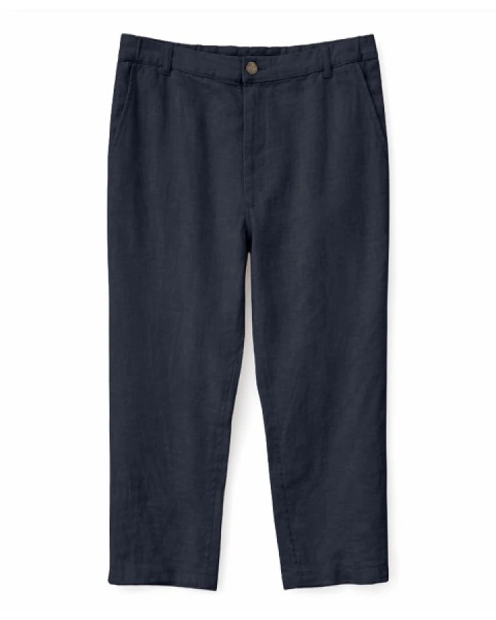 Mazine - Regular Linen Pants - Freizeithose Gr S blau