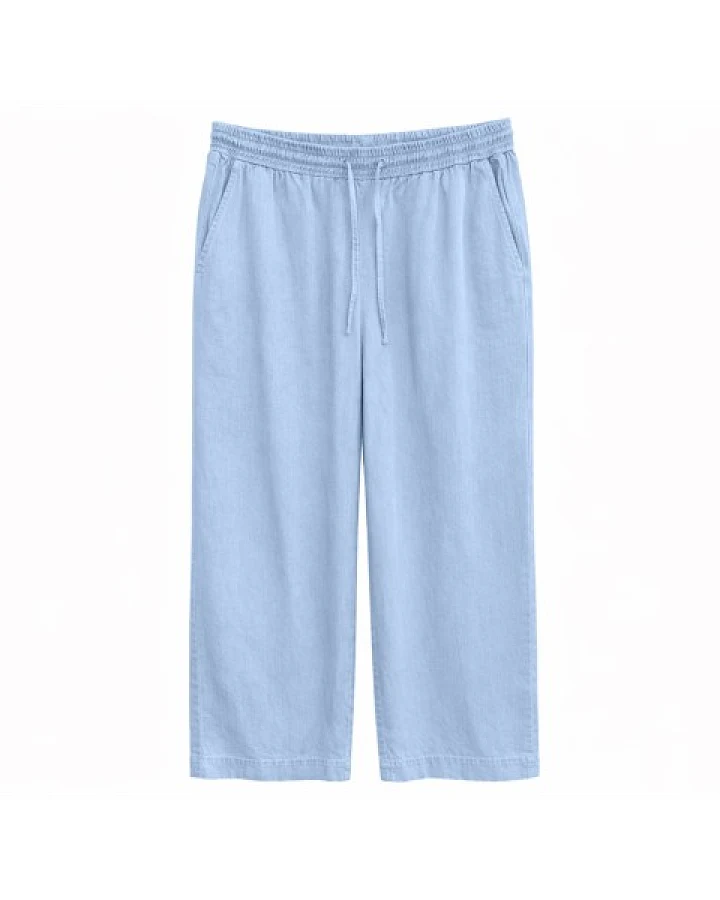Mazine - Women's Wide Leg Tencel Elastic - Freizeithose Gr L blau