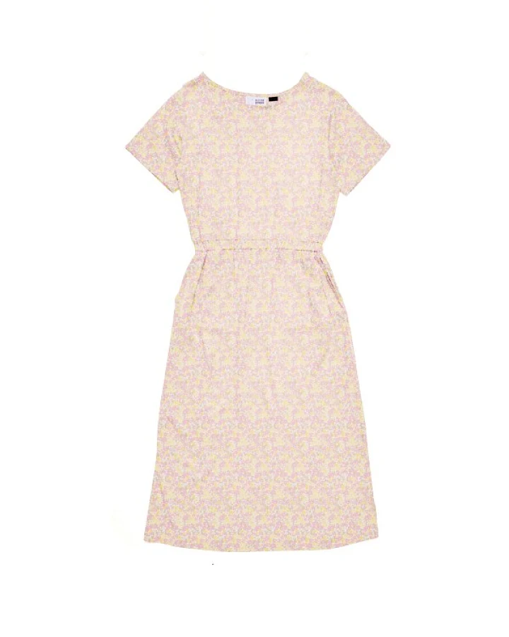 Mazine - Women's Printed Midi Dress - Kleid Gr XXL beige/rosa