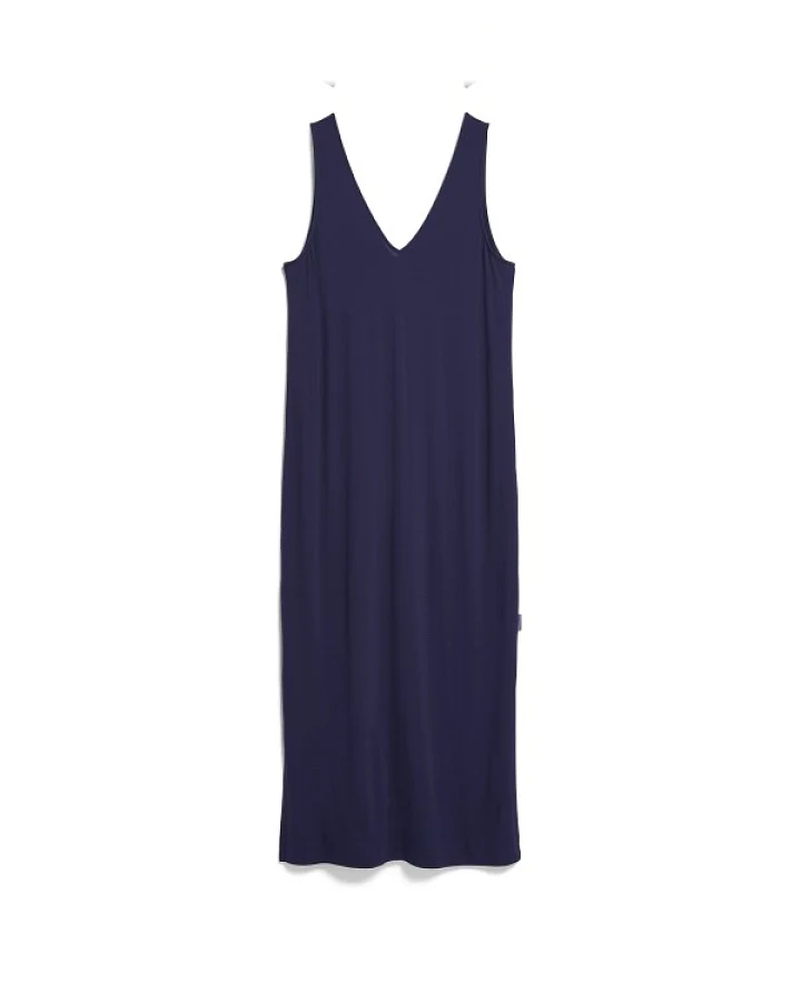 ARMEDANGELS - Women's Sleeveless Jersey Midi Dress - Kleid Gr XS blau