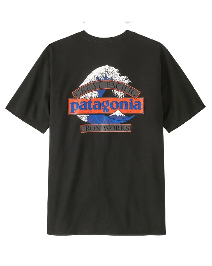 Patagonia - Great Waves Responsibili-Tee - T-Shirt Gr XS schwarz