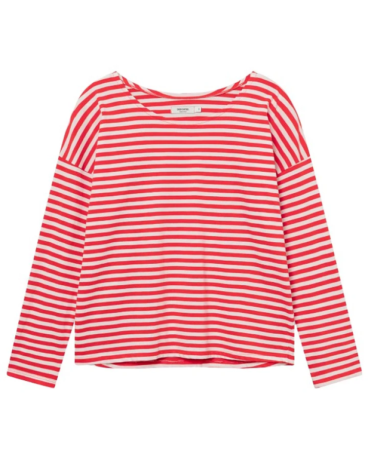 DEDICATED - Women's Top Humledal Stripes - Longsleeve Gr S rosa