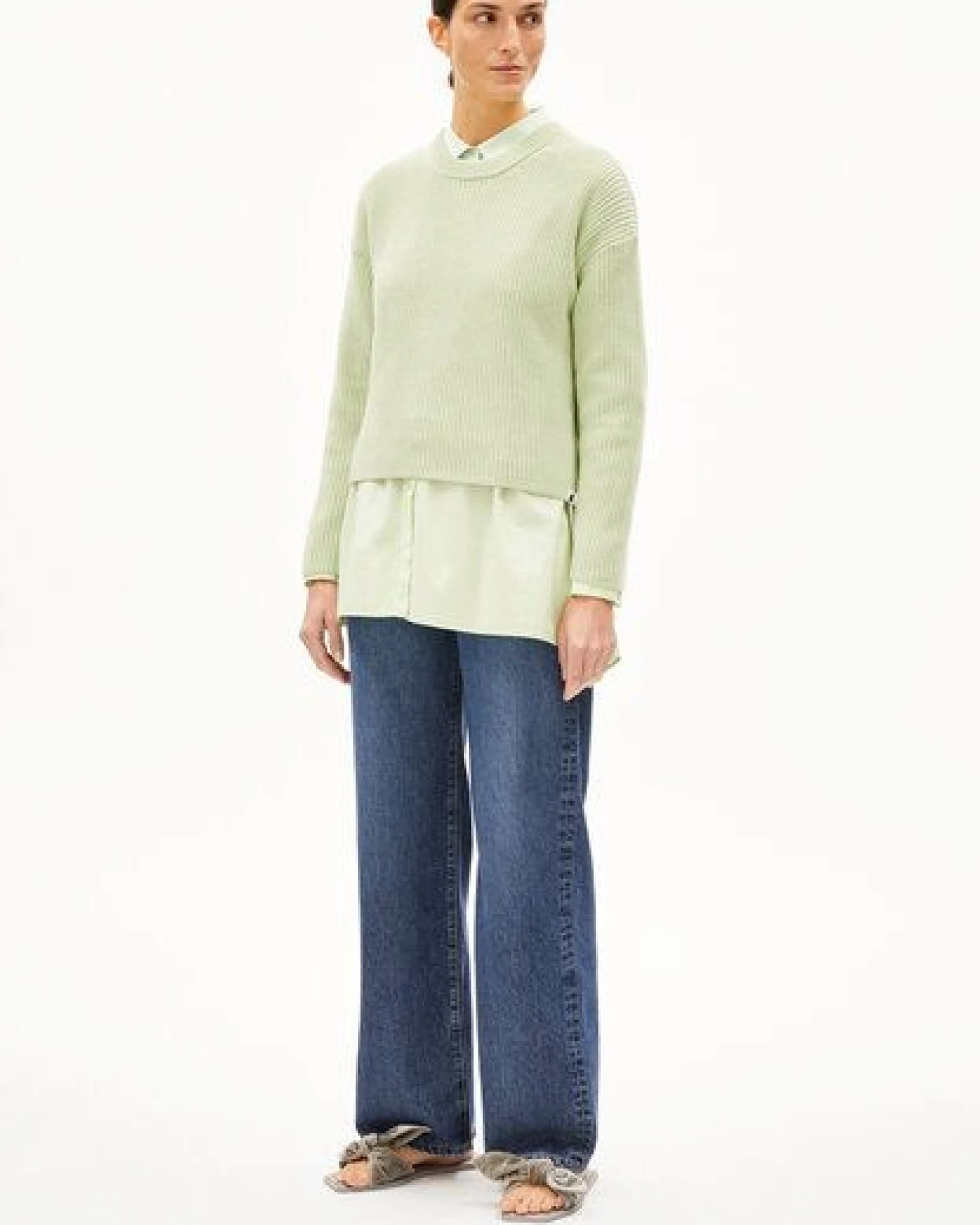 ARMEDANGELS NURIAAS - Damen Pullover Loose Fit aus Bio-Baumwolle – Ansicht 4