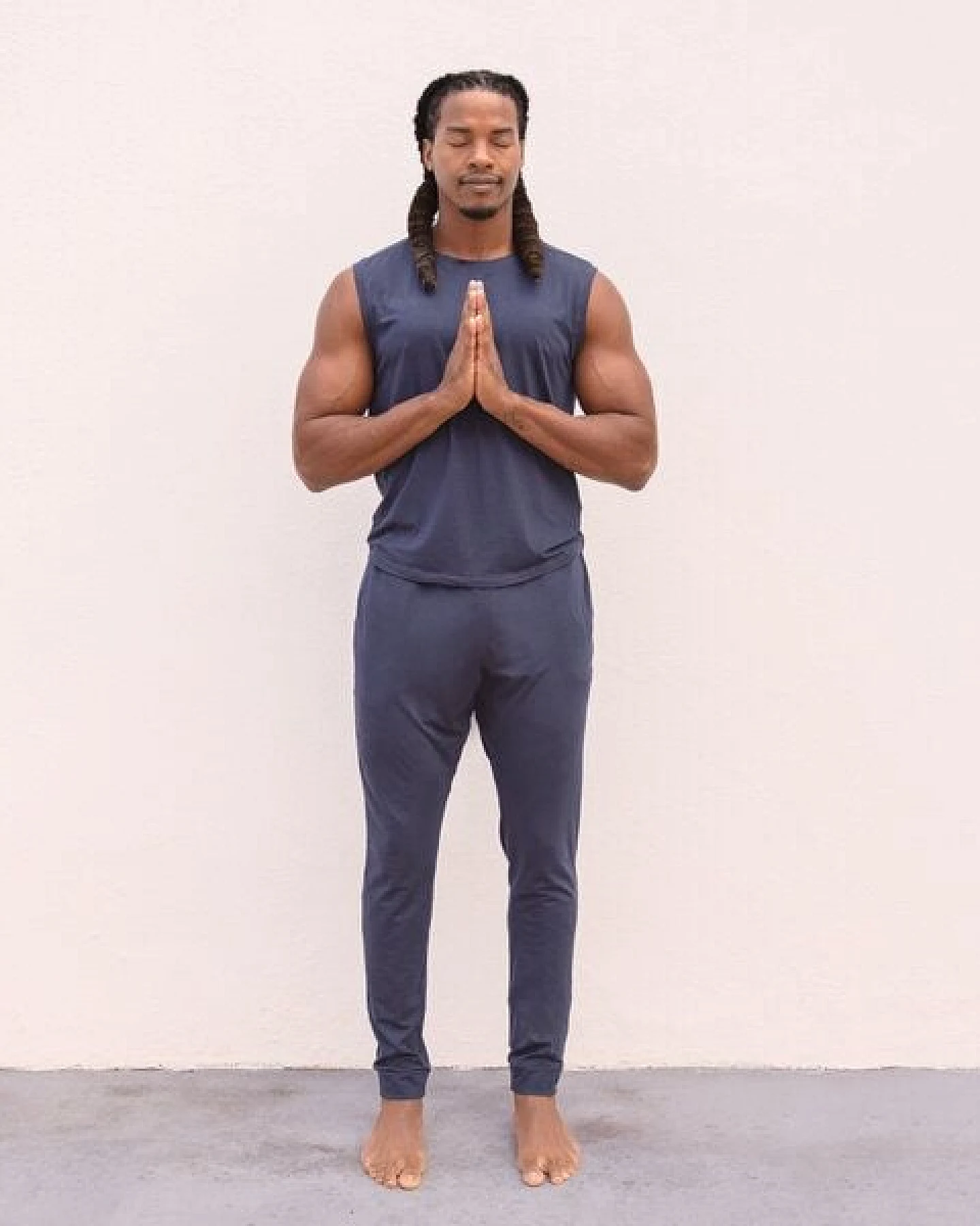 Jaya TOMMY - Herren - Atmungsaktives Tank Top aus softer, elastischer Tencel-Biobaumwoll-Mix, Yoga, Workout and andere Bewegungskünste – Ansicht 4