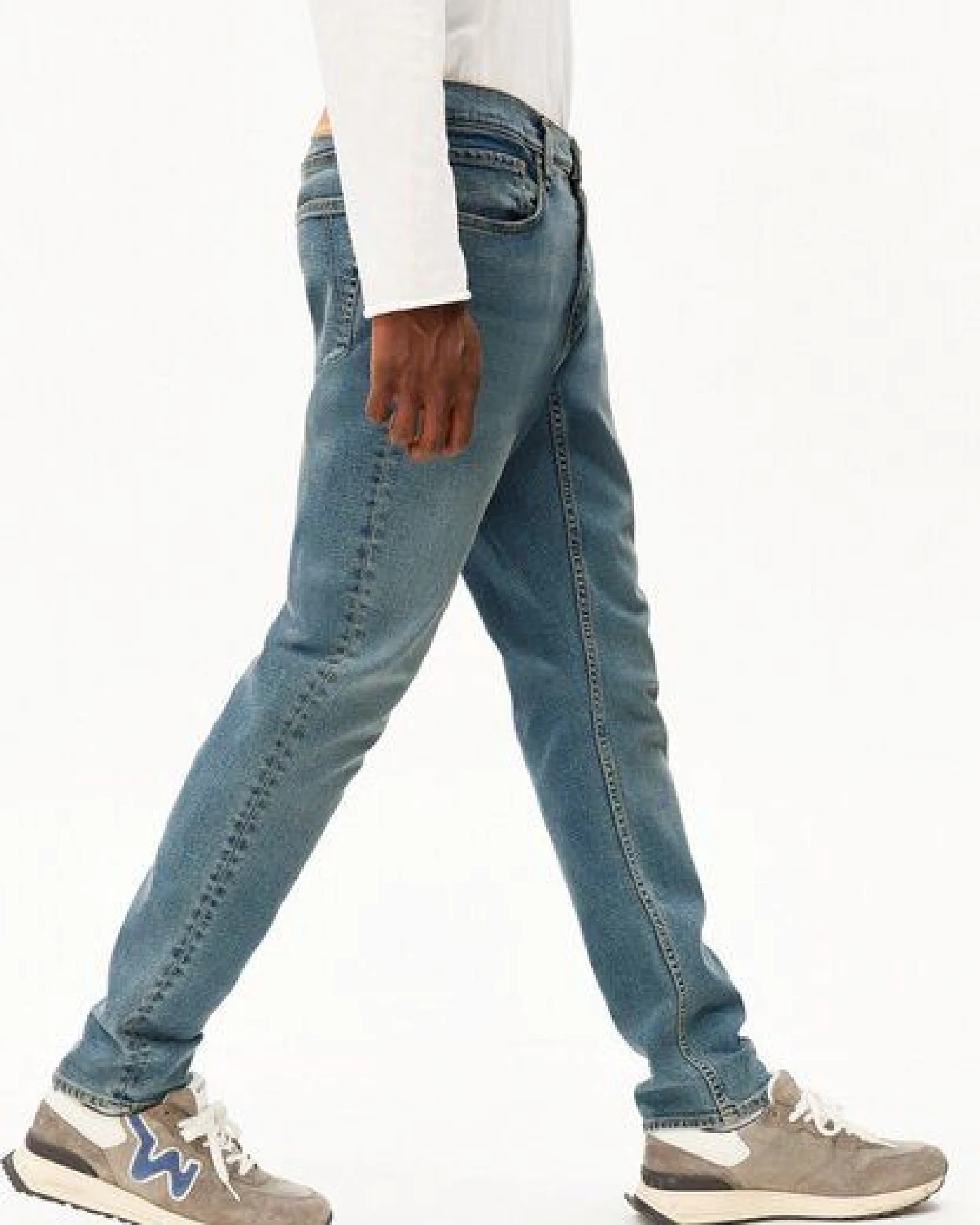 ARMEDANGELS AARJO TARPA Herren Tapered Jeans recycelter Baumwoll Mix Comfort Stretch – Ansicht 4