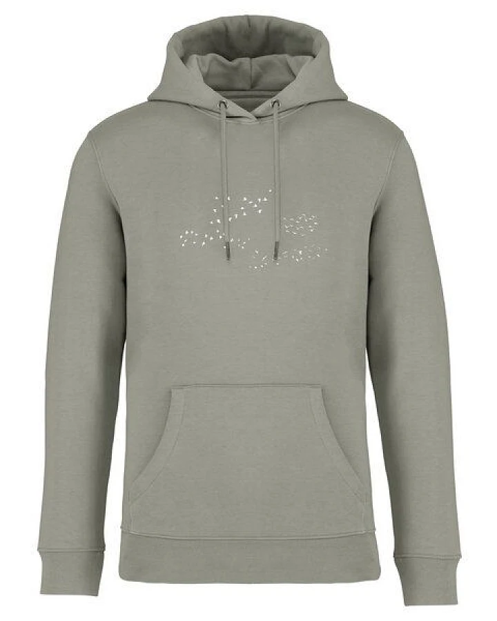 Greenspired Basic Bio Unisex Hoody Nr. 4 Skybirds 350g/m² XXS - 3 XL