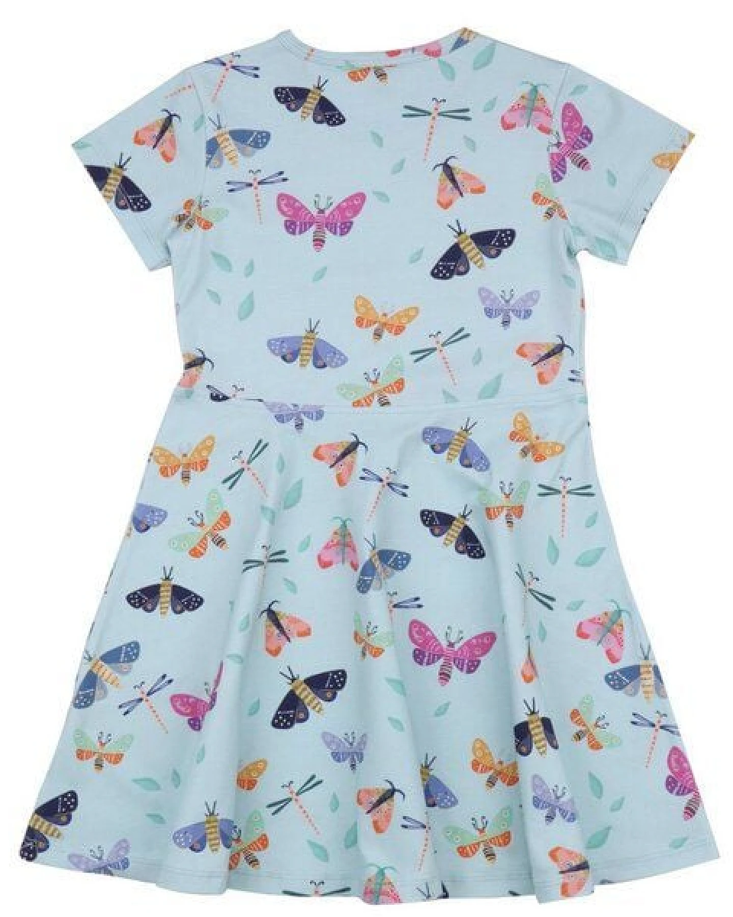 Colorful Butterflies-Dress - Walkiddy (Flared Dress aus Baumwolle (Bio)) – Ansicht 3