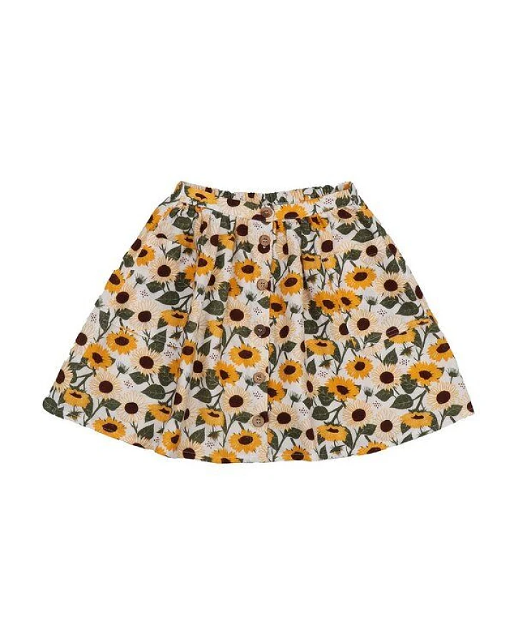 Kinder Rock „Sunflowers“ aus Bio-Baumwolle – GOTS-zertifiziert, Walkiddy