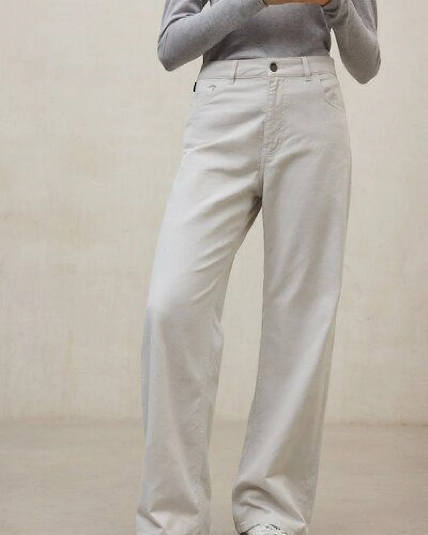 ECOALF Hose VALLEY woman, Farbe bone – Ansicht 2